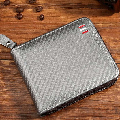 🔥While Supplies Last 40% OFF!🎉 Men's PU Leather Zip-Around Bifold Wallet