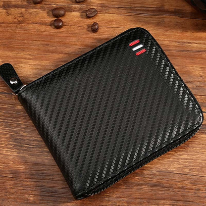 🔥While Supplies Last 40% OFF!🎉 Men's PU Leather Zip-Around Bifold Wallet
