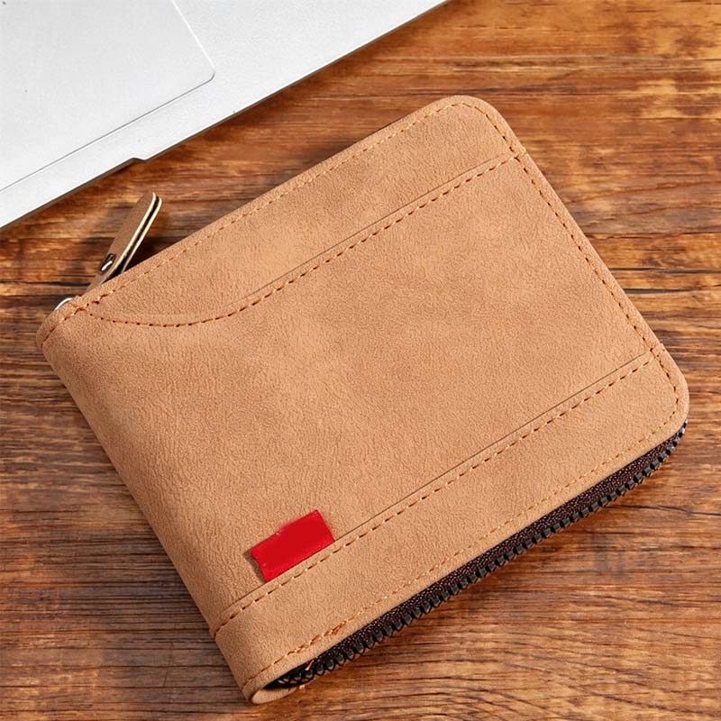 🔥While Supplies Last 40% OFF!🎉 Men's PU Leather Zip-Around Bifold Wallet