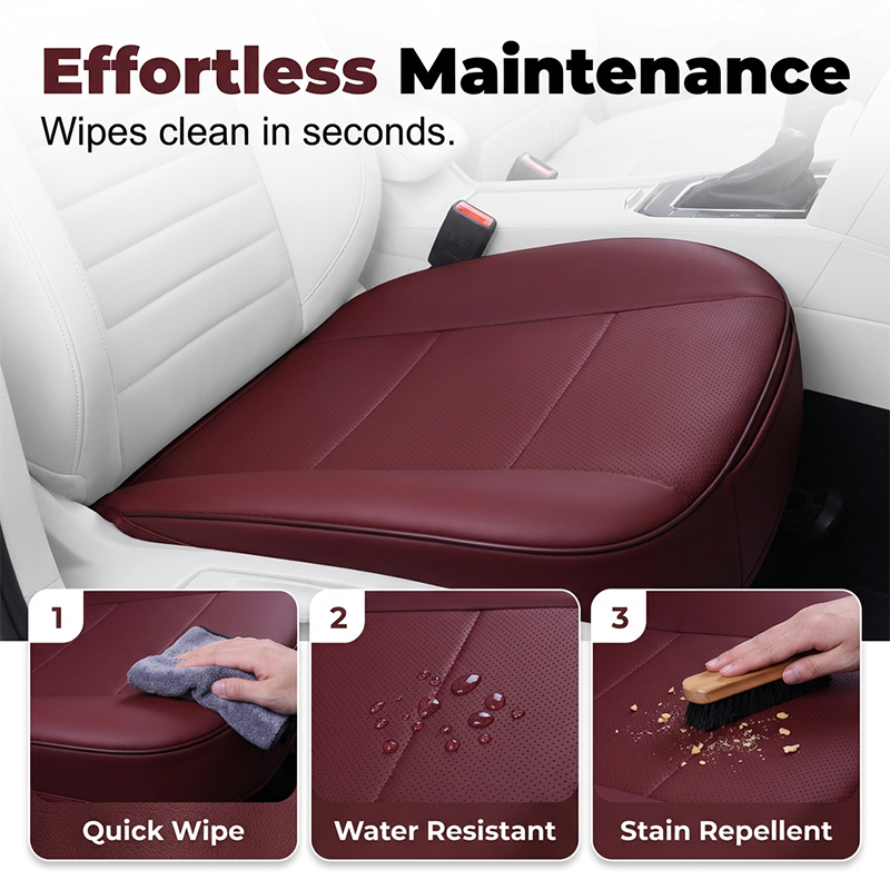 🔥🎉 Breathable PU Leather Car Seat Covers – Non-Slip and Comfortable – Pay on Delivery ✅