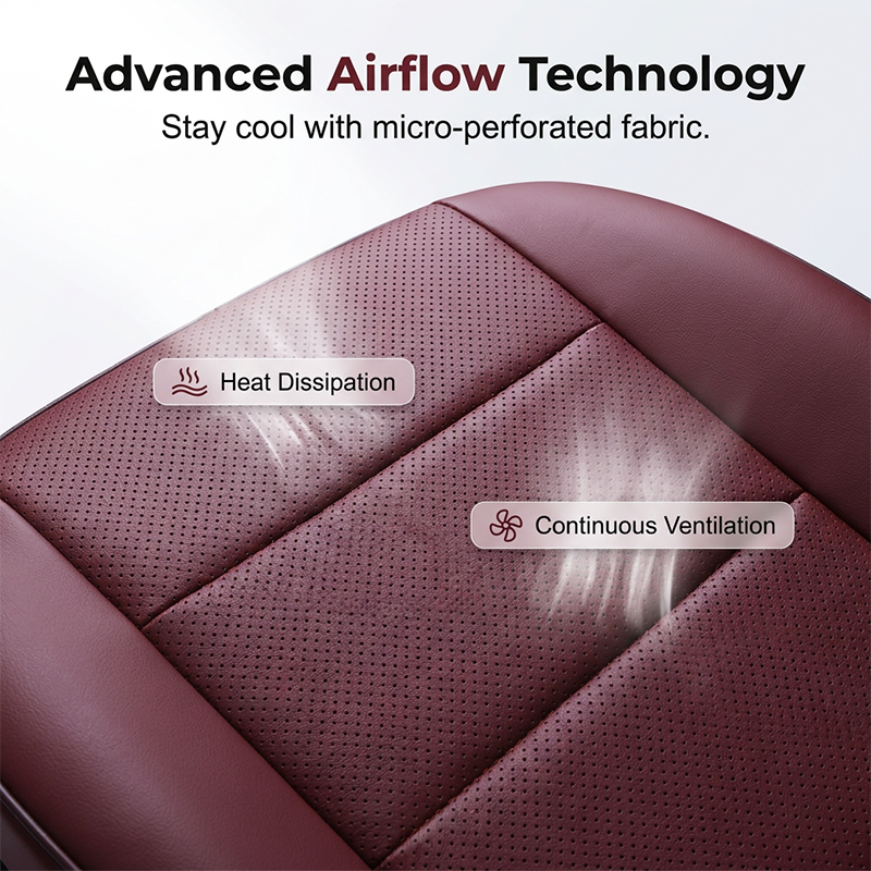 🔥🎉 Breathable PU Leather Car Seat Covers – Non-Slip and Comfortable – Pay on Delivery ✅