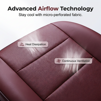 🔥🎉 Breathable PU Leather Car Seat Covers – Non-Slip and Comfortable – Pay on Delivery ✅
