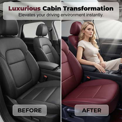 🔥🎉 Breathable PU Leather Car Seat Covers – Non-Slip and Comfortable – Pay on Delivery ✅