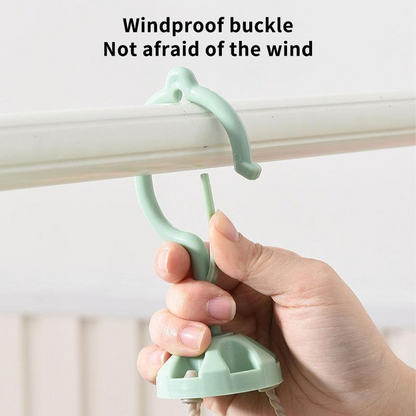 🔥While Supplies Last 49% OFF!🎉 24-Clip Windproof Laundry Hanger – Dry Smarter 🧺