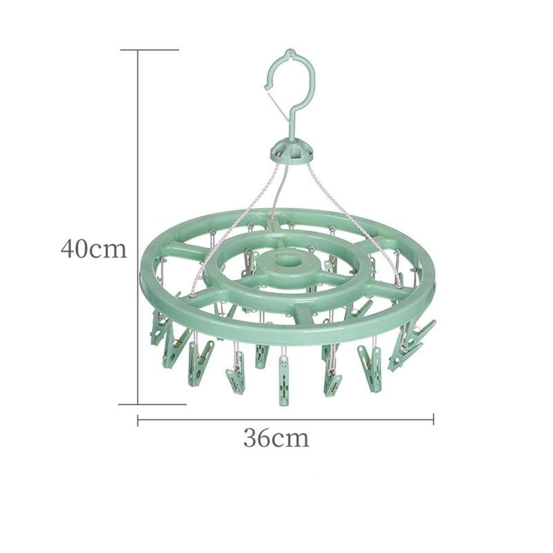 🔥While Supplies Last 49% OFF!🎉 24-Clip Windproof Laundry Hanger – Dry Smarter 🧺