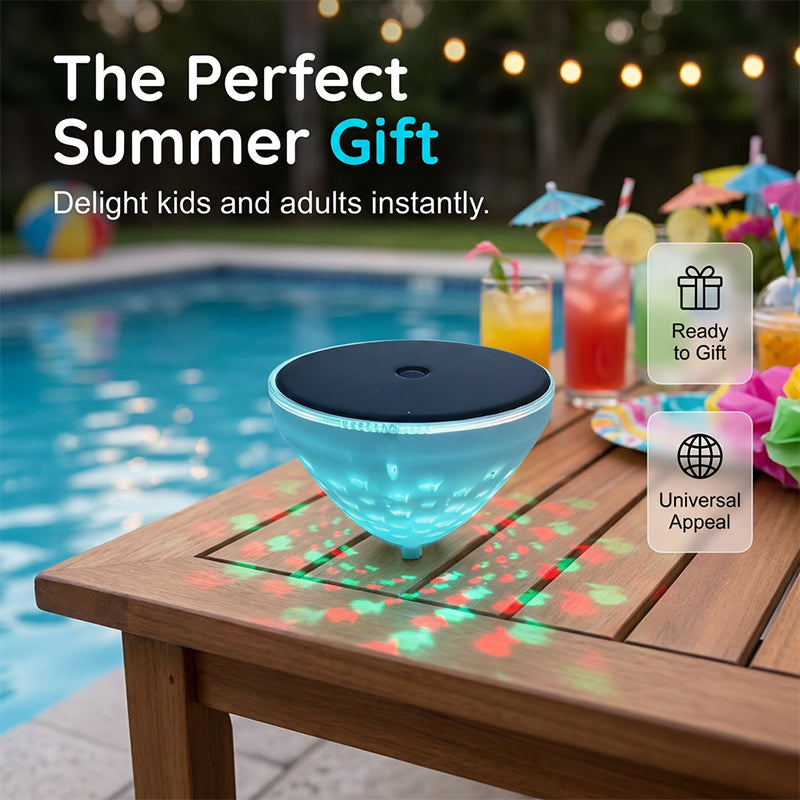 🌊🌞Summer Hot Sale-49% Off!!🌟Solar Floating Pool Light with Fish Projection