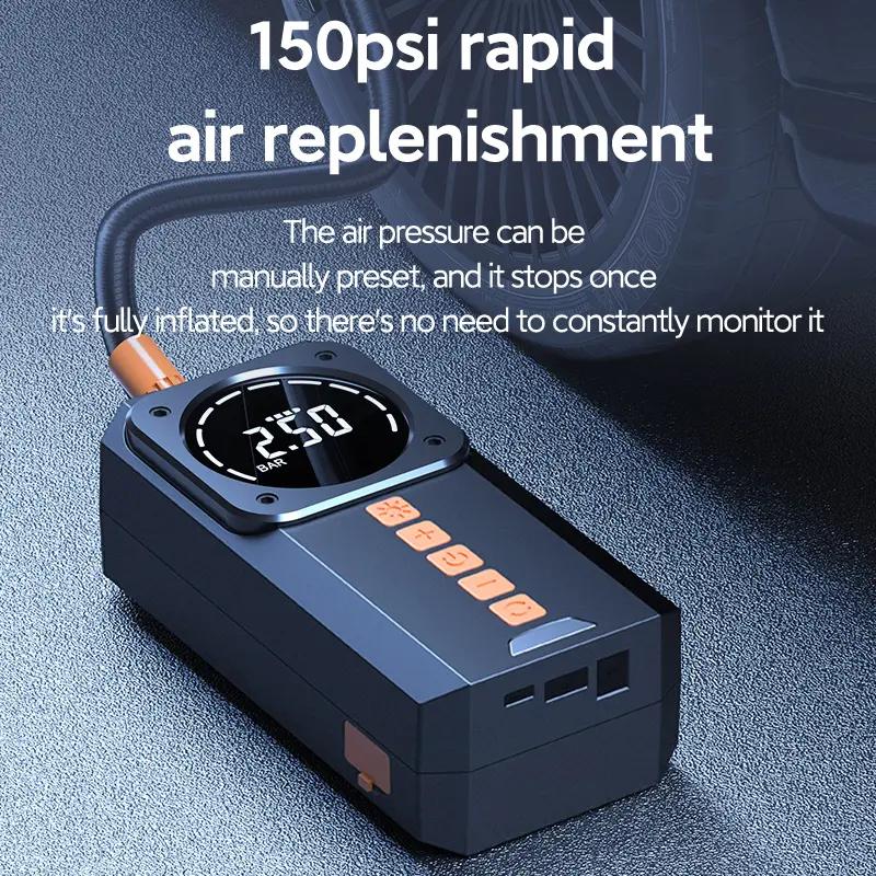 ⚡🔋 Digital 2-in-1 Air Compressor & Car Jump Starter – Inflates Tires + Jump-Starts Cars – Pay on Delivery 🚗✅