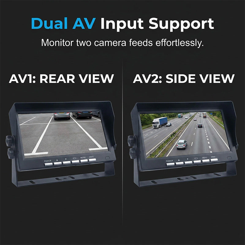 🥳50K+ SOLD!🚛📹 49% OFF! 7″ Wireless Backup Camera System – Stable 2.4G signal, 12V‑24V. Perfect for trucks & RVs. 🛡️✨