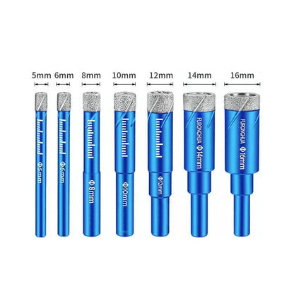 🔥2026 New Arrival ＆ Hot Sale ＆ 49％ Off🔥Porcelain Glass Ceramic Tile Dry Cut Diamond Drill Bit 6-Piece Set