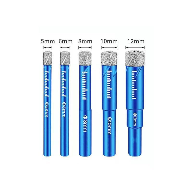 🔥2026 New Arrival ＆ Hot Sale ＆ 49％ Off🔥Porcelain Glass Ceramic Tile Dry Cut Diamond Drill Bit 6-Piece Set
