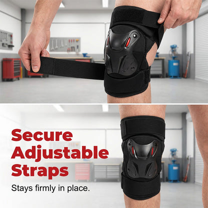 🛡️ LIMITED-TIME 49% OFF! ✨ Motorcycle Knee & Elbow Guard Set – Hard Shell, Articulated, Adjustable 🏍️