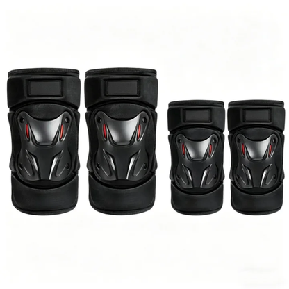 🛡️ LIMITED-TIME 49% OFF! ✨ Motorcycle Knee & Elbow Guard Set – Hard Shell, Articulated, Adjustable 🏍️