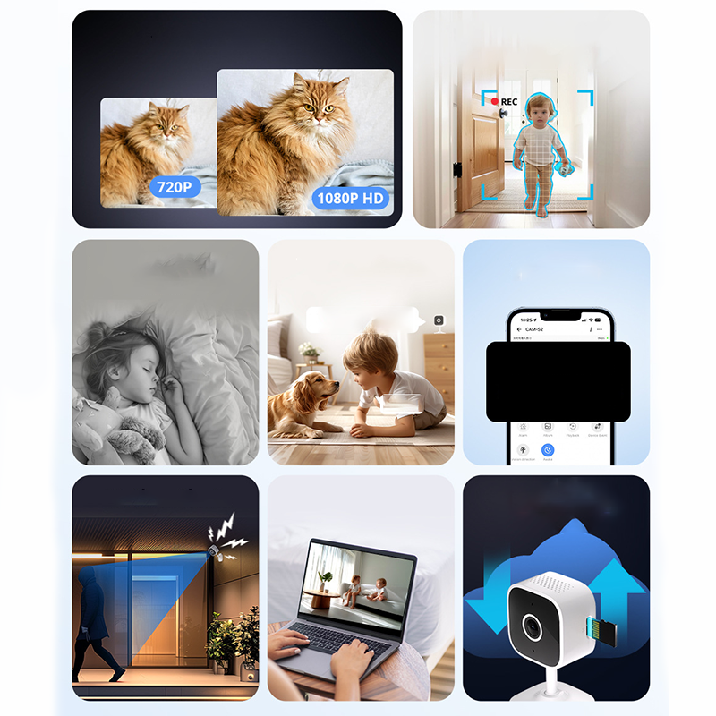 📹 Smart Night Vision WiFi Security Camera 🌙🛡️– 1080P HD, AI Human Detection & Two-Way Audio