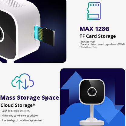 📹 Smart Night Vision WiFi Security Camera 🌙🛡️– 1080P HD, AI Human Detection & Two-Way Audio
