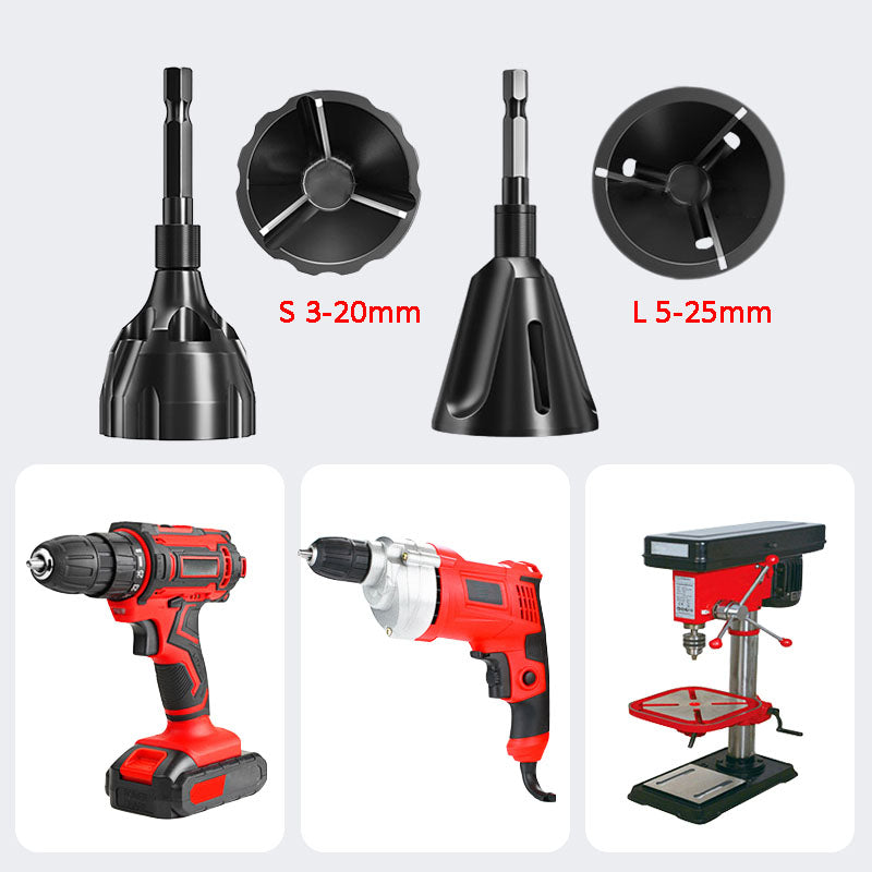 Tungsten Steel Drill Chamfer Tool 🔩 – Deburr, Smooth & Repair Metal Edges, 2 Sizes