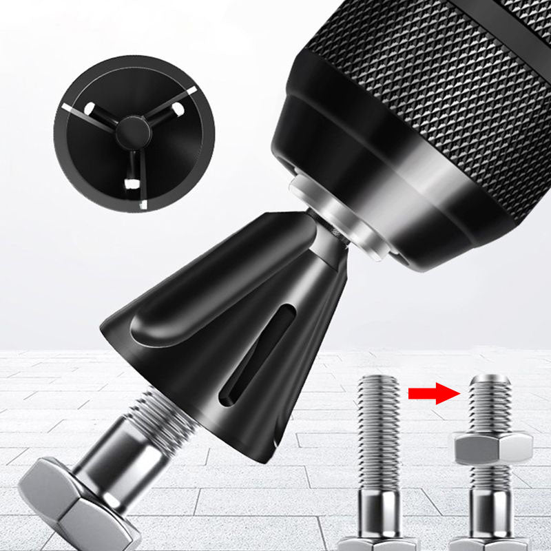 Tungsten Steel Drill Chamfer Tool 🔩 – Deburr, Smooth & Repair Metal Edges, 2 Sizes