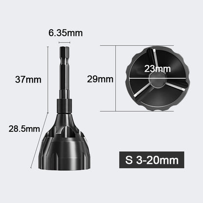 Tungsten Steel Drill Chamfer Tool 🔩 – Deburr, Smooth & Repair Metal Edges, 2 Sizes