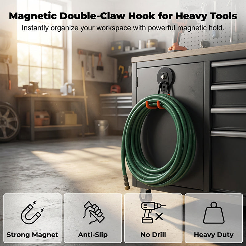 🔥HOT SALE 49% OFF🔧Heavy-Duty Magnetic Double-Claw Hook