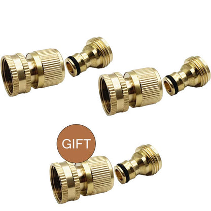 📢📢49% OFF !! ⏰3/4" Brass Quick Connect Fittings for Water Hose
