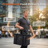 📢📢49% OFF !!⏰Large Capacity Handheld Zipper Aluminum Foil Insulated Bag