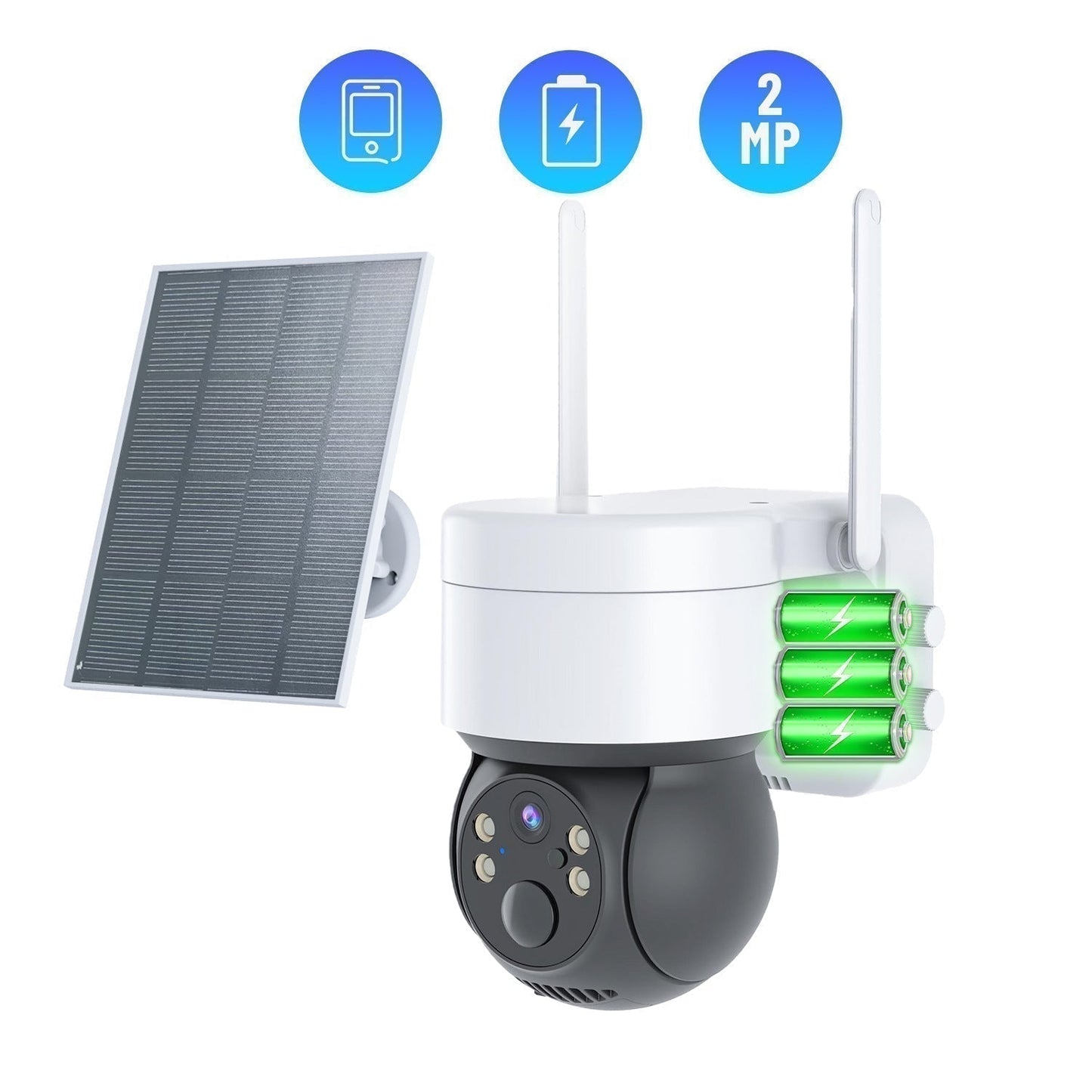 📢📢49% OFF !! ⏰ Solar Surveillance Camera – 1080P HD, motion detection & night vision – wireless, weatherproof & works off-grid – perfect for driveways, gardens or remote areas ☀️