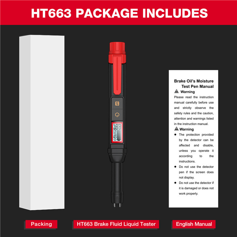 🔥LIMITED TIME 49% OFF!🔥 🚗🧪⚠️ High-Precision Brake Fluid Tester – Quick Moisture Detection, 3-Colour Alert & Flexible Metal Probe