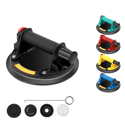 🔥49% OFF🔗8-Inch Glass Vacuum Suction Cup with Pressure Gauge