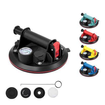 🔥49% OFF🔗8-Inch Glass Vacuum Suction Cup with Pressure Gauge