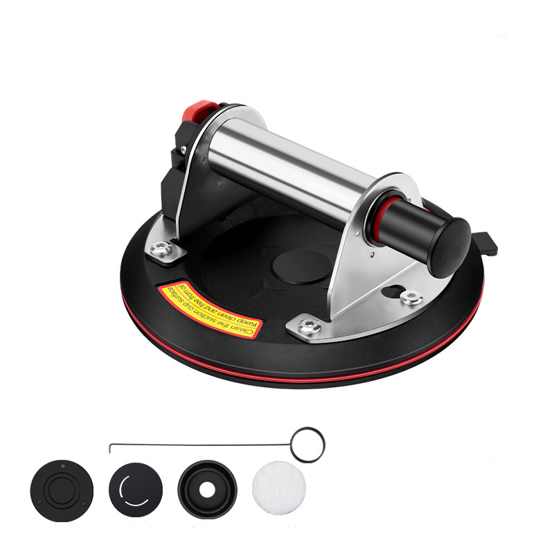 🔥49% OFF🔗8-Inch Glass Vacuum Suction Cup with Pressure Gauge