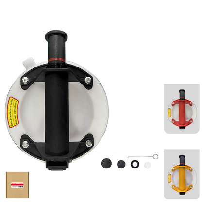 🔥49% OFF🔗8-Inch Glass Vacuum Suction Cup with Pressure Gauge
