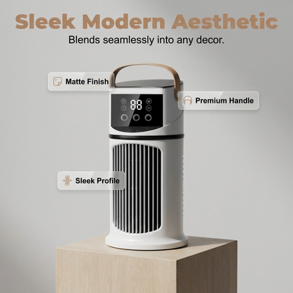 🏆LAST DAY SALE 49% OFF🔥Mist Humidifier Cold Fan, Air Cooler, 9 Speed Settings + Three-Hole Spray, 8-Hour Timer