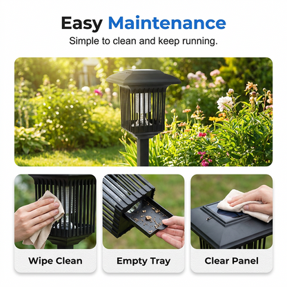 💥49% OFF NOW! ☀️ Solar-Powered Bug Zapper – Keep Mosquitoes Away Day & Night 🌿🦟