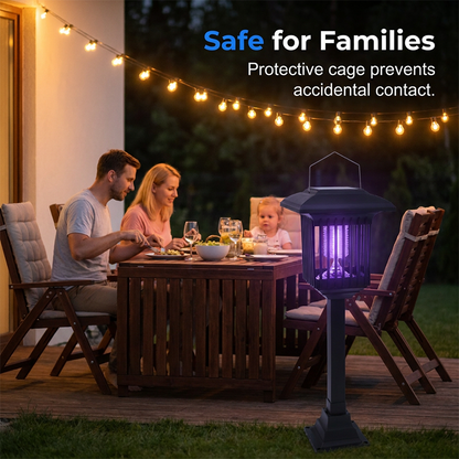 💥49% OFF NOW! ☀️ Solar-Powered Bug Zapper – Keep Mosquitoes Away Day & Night 🌿🦟