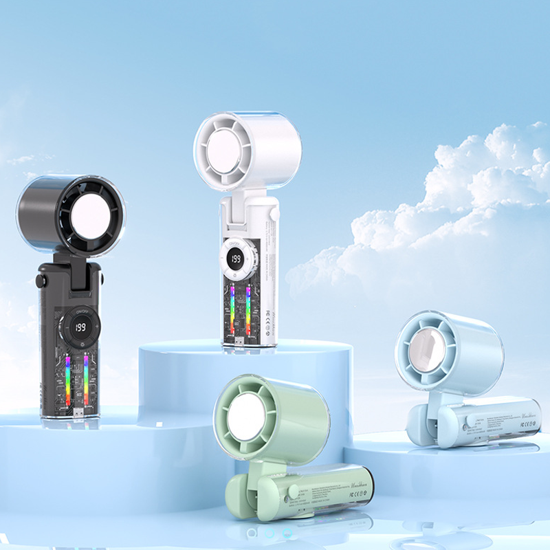 🥳SUMMER HOT SALE🥳💞50K+ SOLD!💥50% OFF! 🔥Foldable Portable Fan with Digital Display