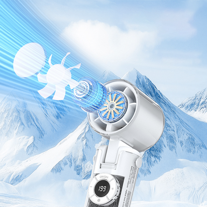 🥳SUMMER HOT SALE🥳💞50K+ SOLD!💥50% OFF! 🔥Foldable Portable Fan with Digital Display