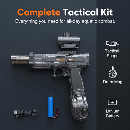 💐 49% OFF FLASH SALE! High-Capacity Electric Water Blaster – Rapid-Fire, Long-Range & Perfect for Garden Fun, Beach Days & Pool Parties 🔫💦 【Limited Time】✨