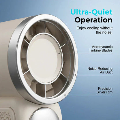 🌬️ LIMITED-TIME 49% OFF! ✨ Turbo Handheld Fan – LED Display, 6 Speeds, 3000mAh 🔋
