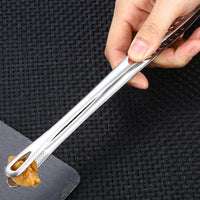 🏆 Last Day Special Price £9.99 ! 🔥Buy 1 Get 1 Free🎁28cm Super Long Stainless Steel Grill Tongs