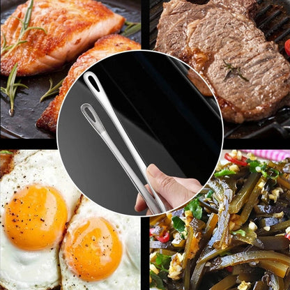 🏆 Last Day Special Price £9.99 ! 🔥Buy 1 Get 1 Free🎁28cm Super Long Stainless Steel Grill Tongs