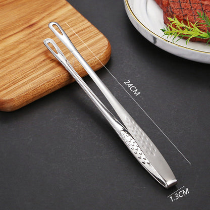 🏆 Last Day Special Price £9.99 ! 🔥Buy 1 Get 1 Free🎁28cm Super Long Stainless Steel Grill Tongs
