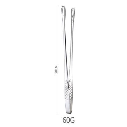🏆 Last Day Special Price £9.99 ! 🔥Buy 1 Get 1 Free🎁28cm Super Long Stainless Steel Grill Tongs