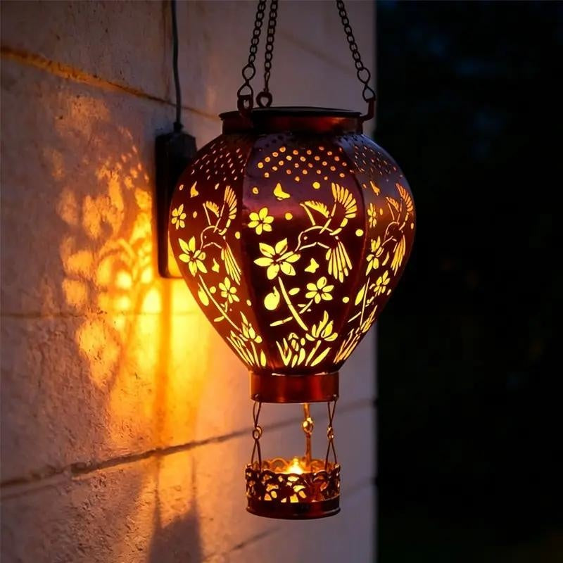 🥳2026 HOT SALE🥳 Solar-Powered Hot Air Balloon Lantern