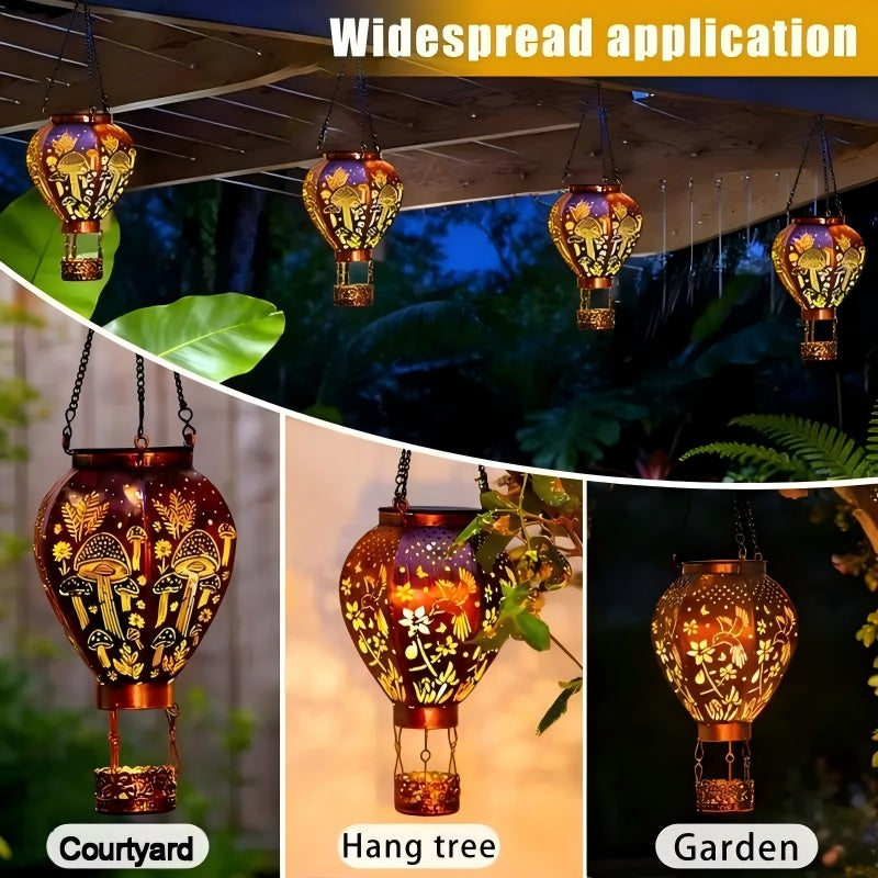🥳2026 HOT SALE🥳 Solar-Powered Hot Air Balloon Lantern