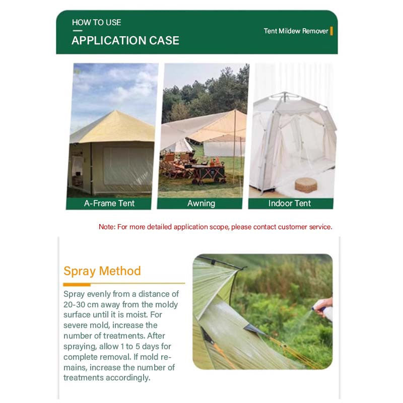 🥳2026 HOT SALE🥳💞50K+ SOLD!🧴✨ 49% OFF! Outdoor Mildew Stain Cleaner – Spray on, wipes off mold instantly. Eco‑friendly, won‘t ruin waterproofing. Tent, awning, shower curtain – all like new! 🏕️💪