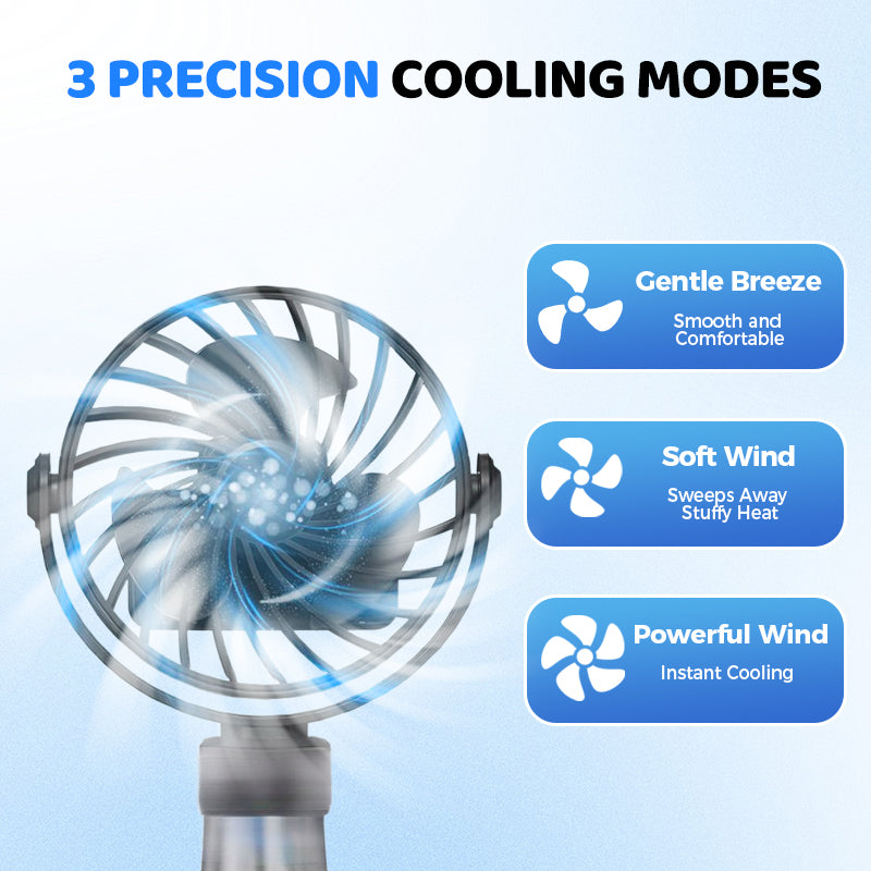 🏖️Summer Day Special Price:£11.99!!❄️Mini Handheld Multi-Function Octopus Fan🐙