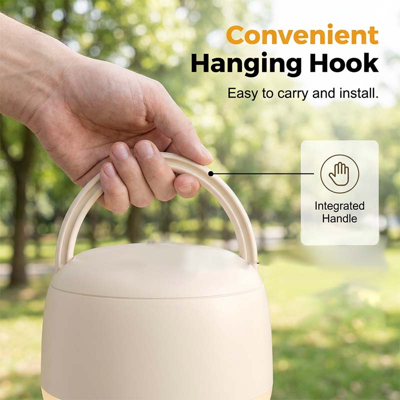 💡 Portable USB Ceiling Fan with LED Light | USB-Powered, Hang Anywhere, Ideal for Camping & Home