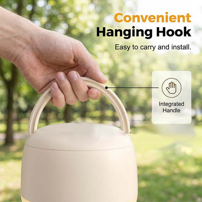 💡 Portable USB Ceiling Fan with LED Light | USB-Powered, Hang Anywhere, Ideal for Camping & Home