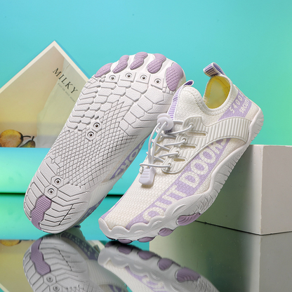 🏃‍♂️ 49% OFF!! 💧 Unisex Lightweight Quick-Drying Sports Shoes – Barefoot Feel, Slip-Resistant Sole & Drainage System 🌊