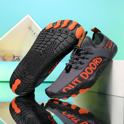 🏃‍♂️ 49% OFF!! 💧 Unisex Lightweight Quick-Drying Sports Shoes – Barefoot Feel, Slip-Resistant Sole & Drainage System 🌊