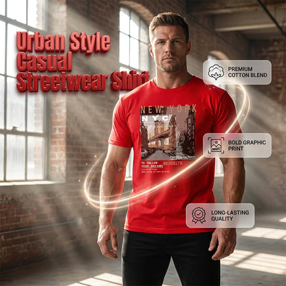 👕 49% OFF NOW! ⏰ Urban Style New York City Short Sleeve Top – Soft cotton, iconic NYC print & breathable – perfect for casual days, travel or city-inspired looks 🗽